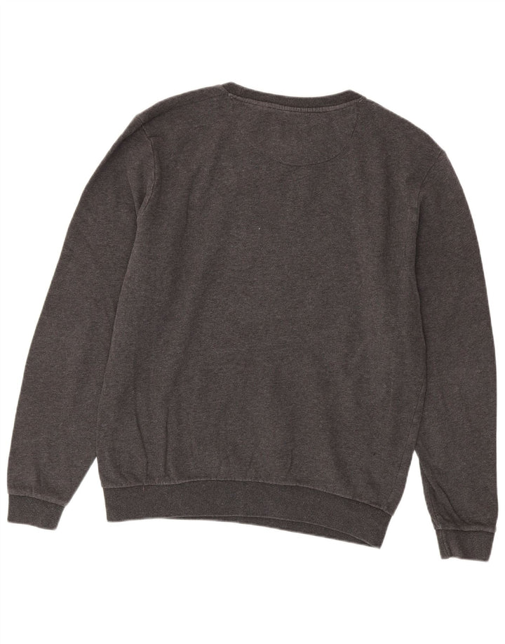 JACK WILLS Sudadera para hombre Jumper Large Gris Algodón