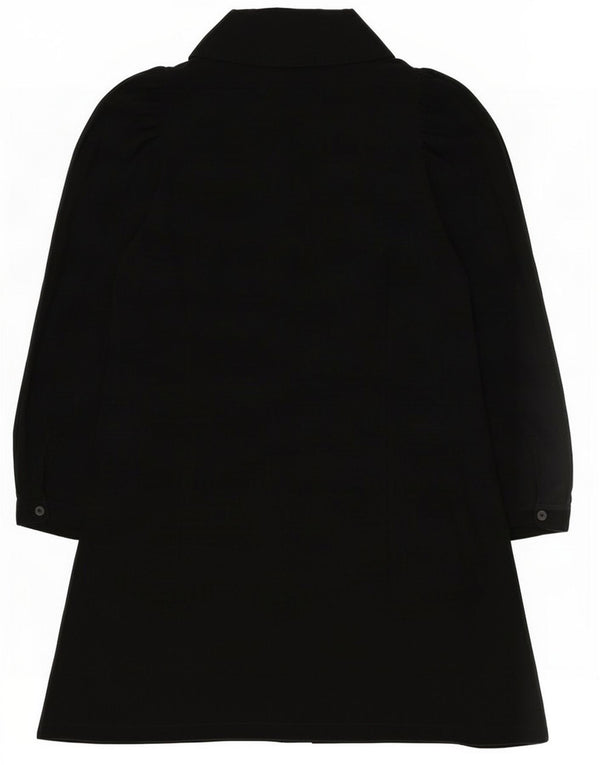 Zara Vestido Camisero Mujer UK 40 2XL Lyocell Negro