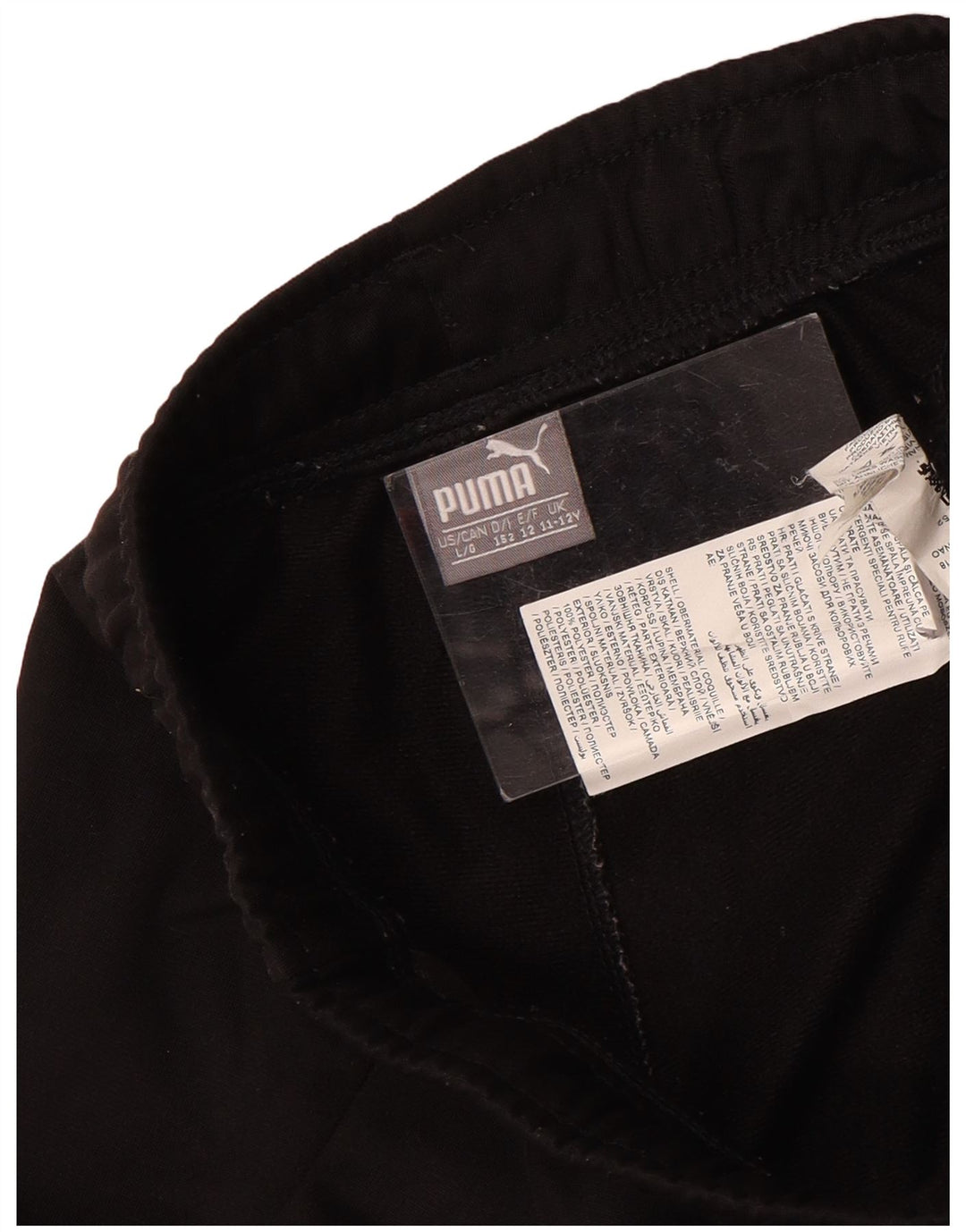PUMA Pantalones de chándal para niño Joggers 11-12 años Negro Poliéster
