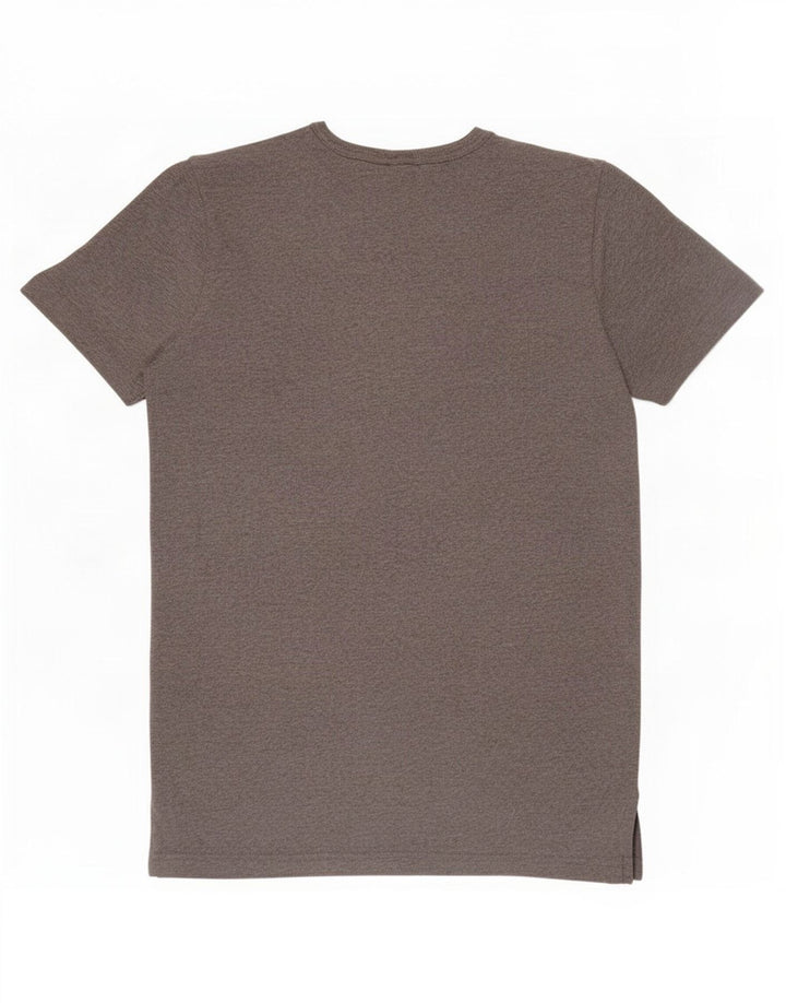 Camiseta Adidas Hombre Top Algodón Gris Medio