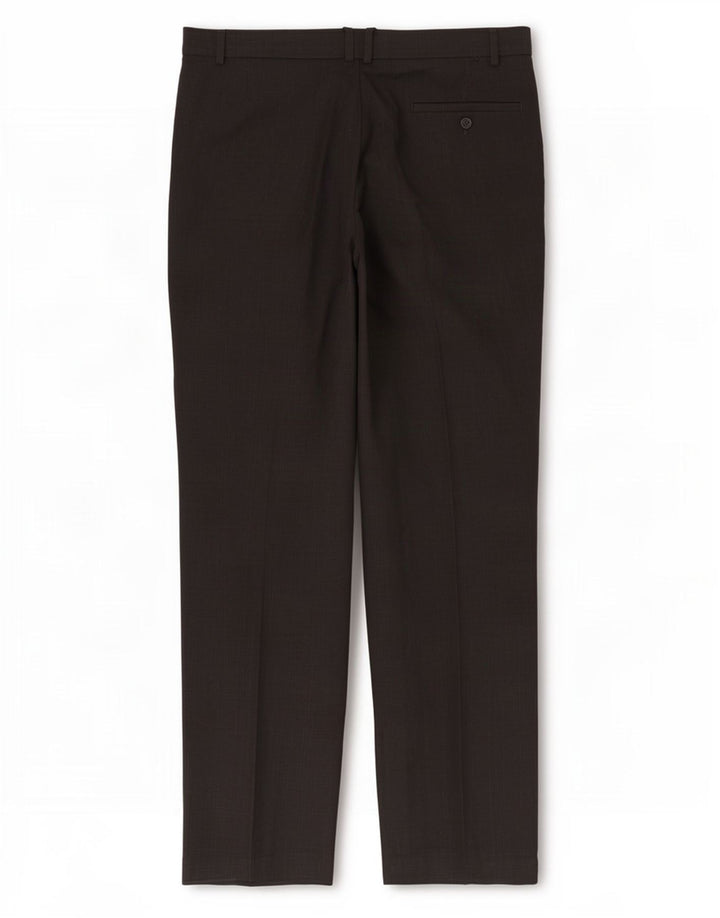 Marks & Spencer Pantalón de traje recto para hombre W40 L33 Poliéster negro