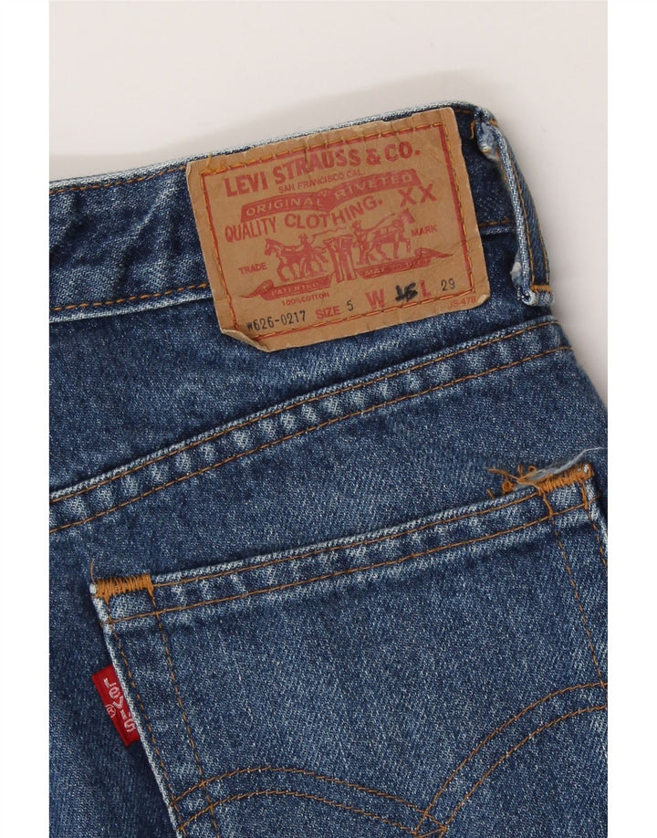 Vaqueros de talle alto para mujer Levi's W25 L29 Azul