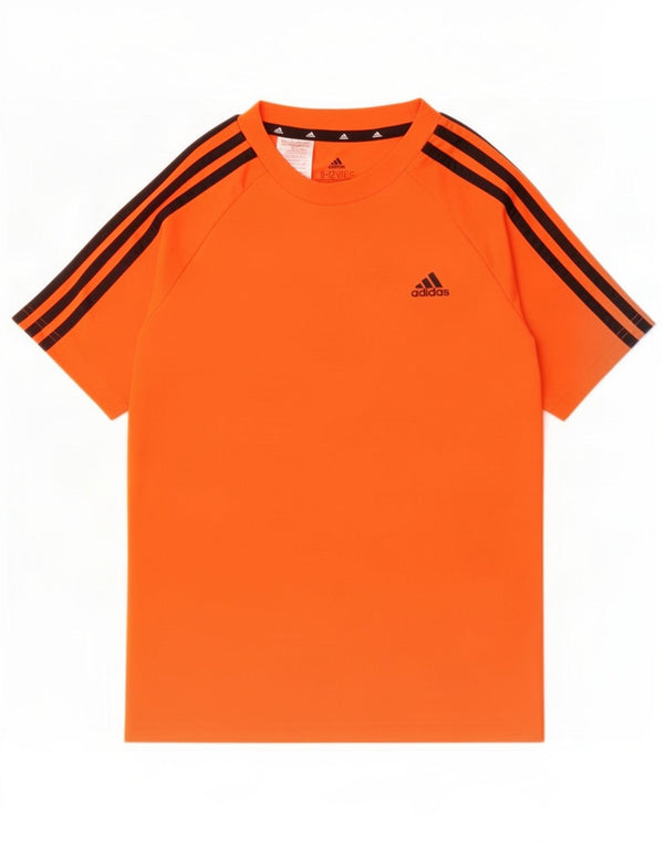 Adidas Boys Aeroready Camiseta Top 11-12 Años Naranja Poliéster