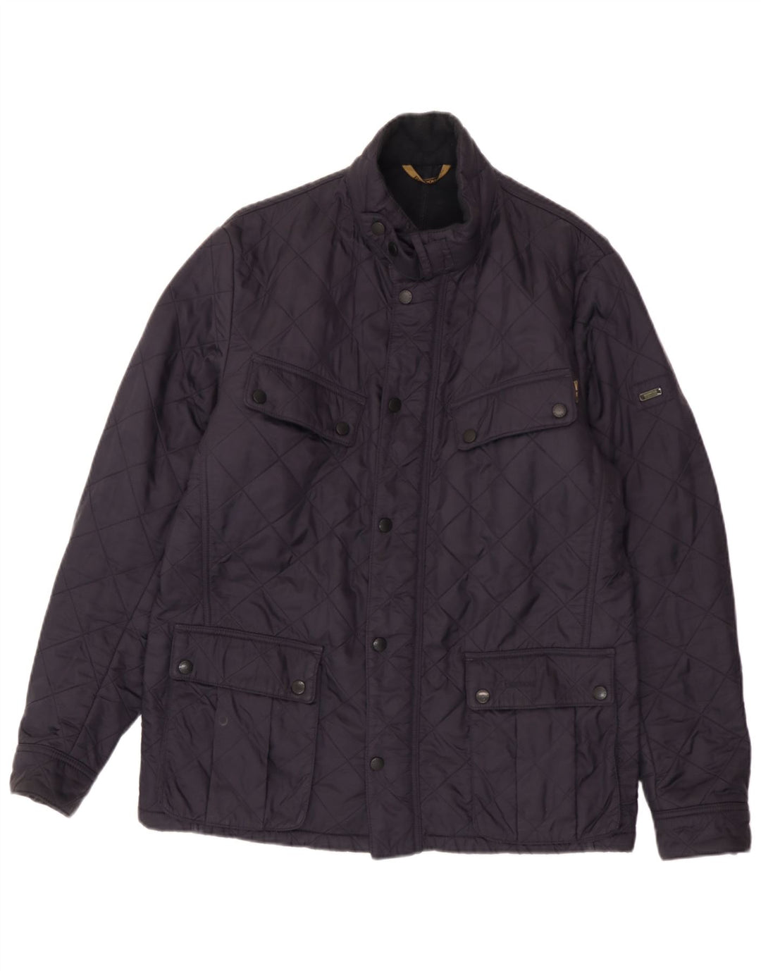 Barbour Chaqueta acolchada para hombre UK 40 Large Poliamida azul marino