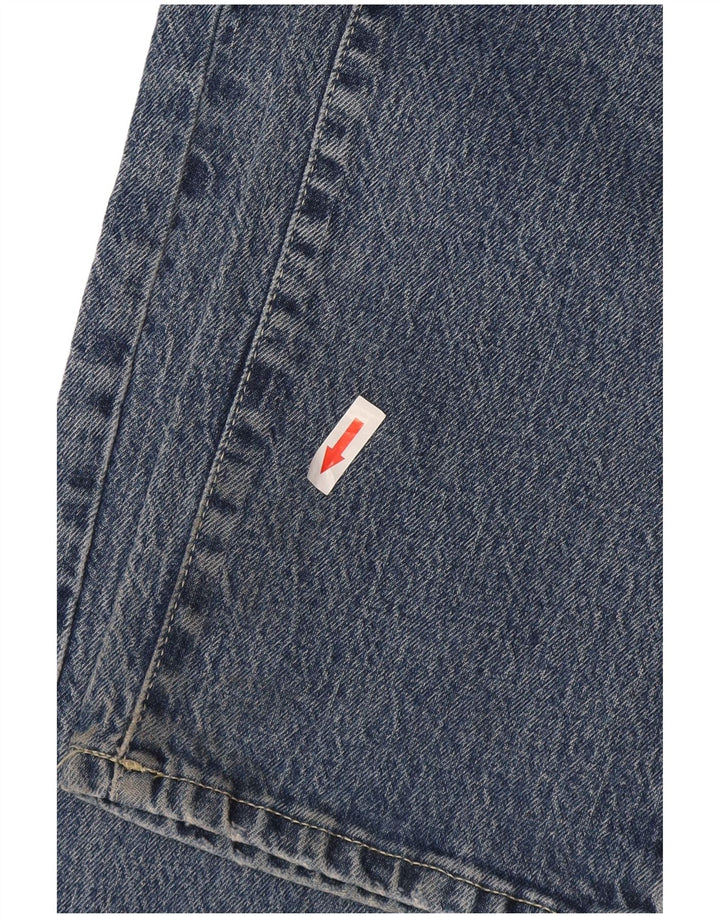 Vaqueros Guess Mujer Rectos W24 L29 Azul Algodón