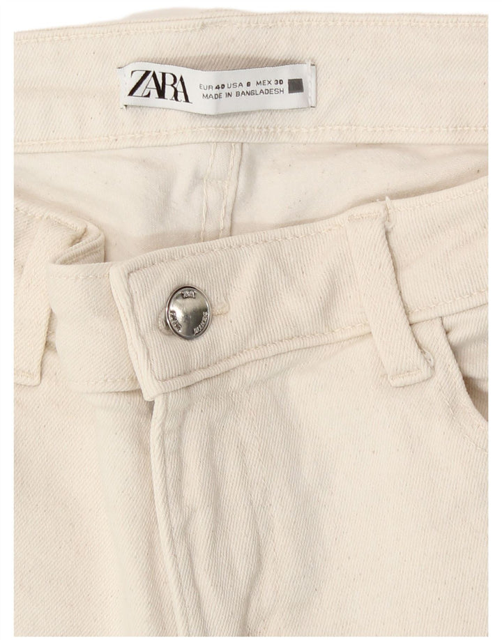 Zara Vaqueros Pitillo Mujer EU 40 Mediano W30 L27 Beige
