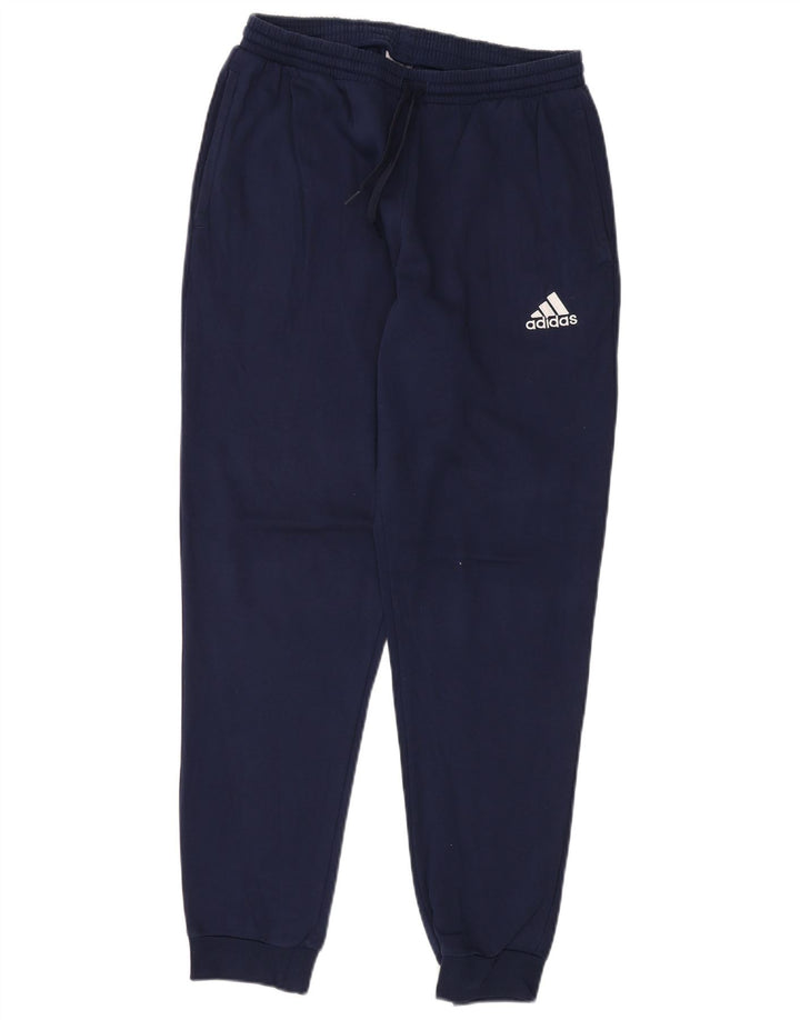 ADIDAS Hombre Chándal Pantalones Joggers Medio Azul Marino Algodón