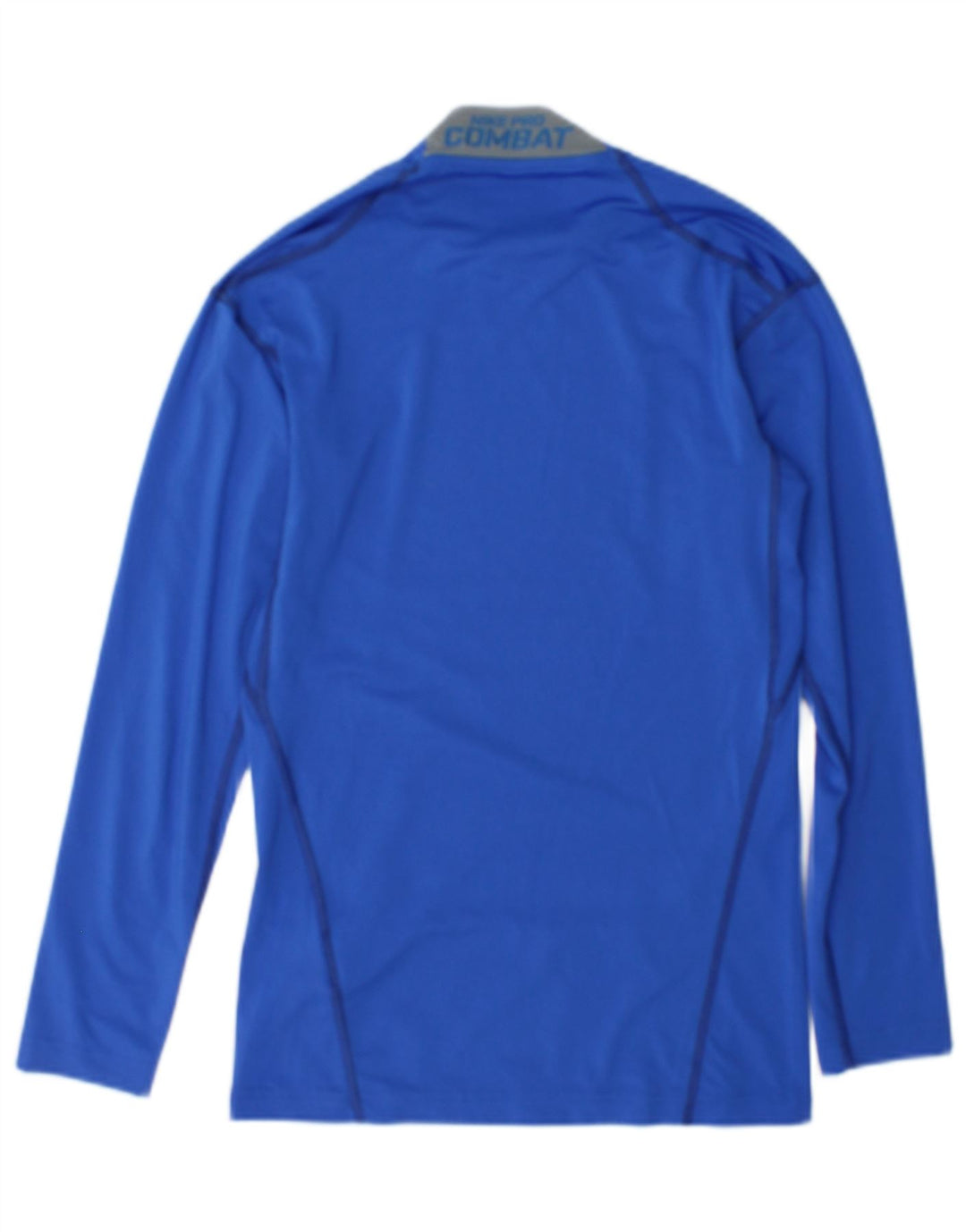 Nike Mens Dri Fit Top manga larga poliéster azul pequeño