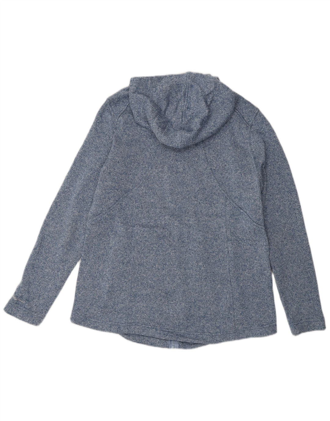 EDDIE BAUER Suéter con capucha y cremallera para mujer UK 16 Grande Poliéster azul