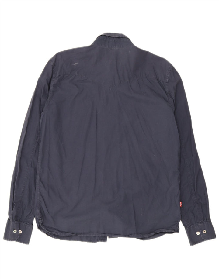 Camisa Levi's Hombre Classic Fit Algodón Azul Marino Mediano