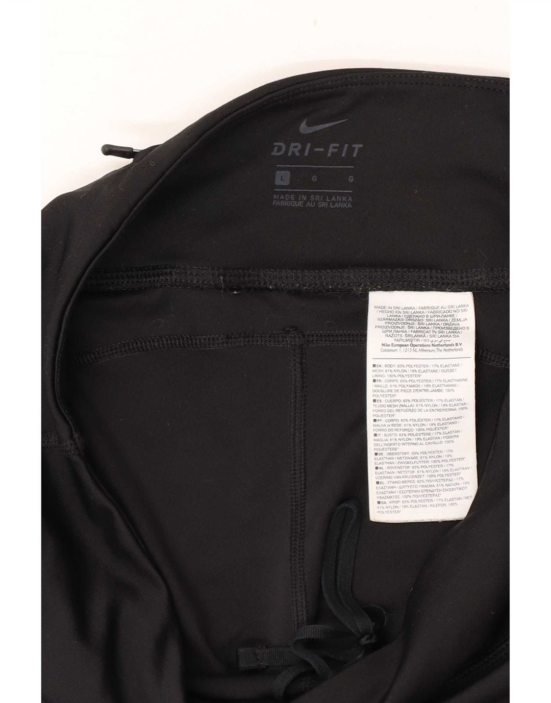 Nike Leggings para mujer UK 46 Grande Poliéster negro