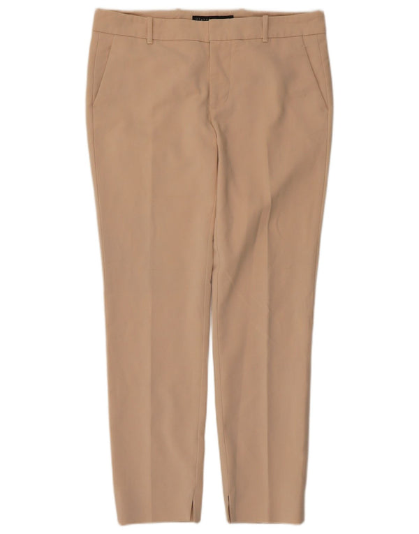Zara Mujer Pantalón Chino Slim EU 28 Medium W28 L27 Algodón Beige