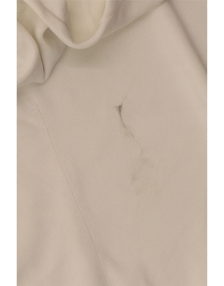 Cos Jersey de cuello redondo para mujer UK 14 Viscosa blanca mediana
