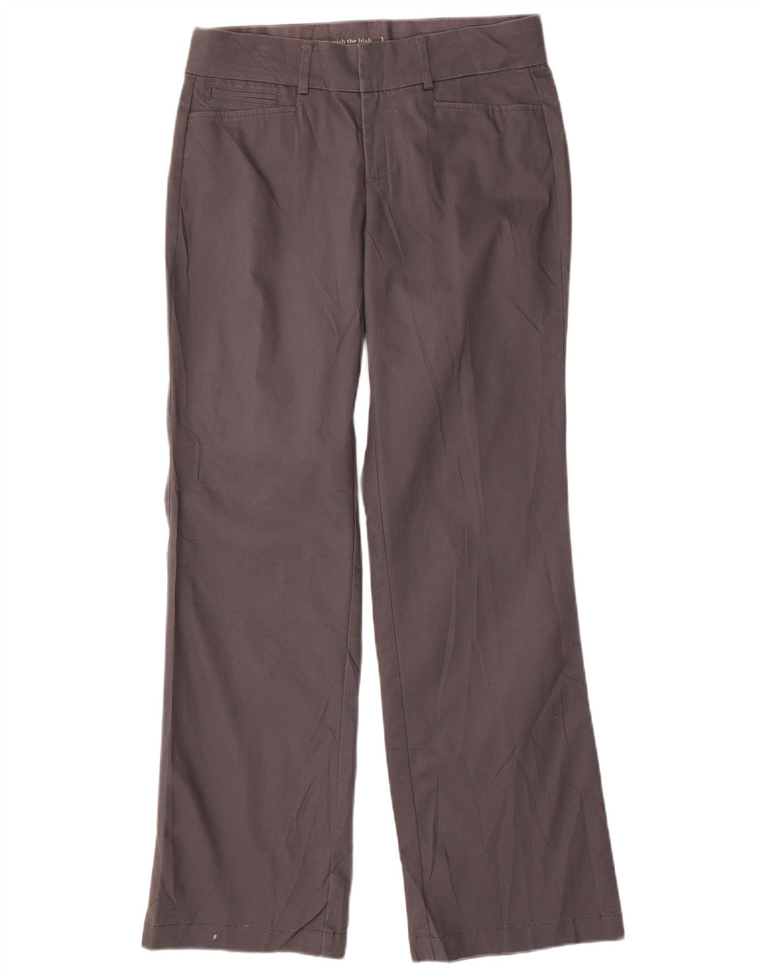 DOCKERS Pantalones casuales rectos para mujer US 4 Small W30 L30 Poliéster gris