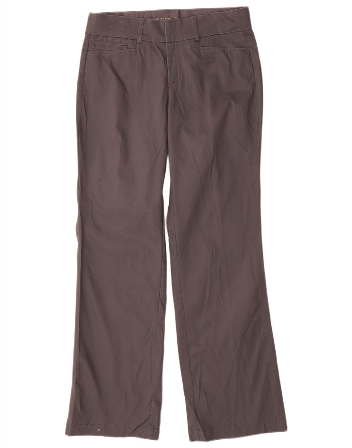 DOCKERS Pantalones casuales rectos para mujer US 4 Small W30 L30 Poliéster gris