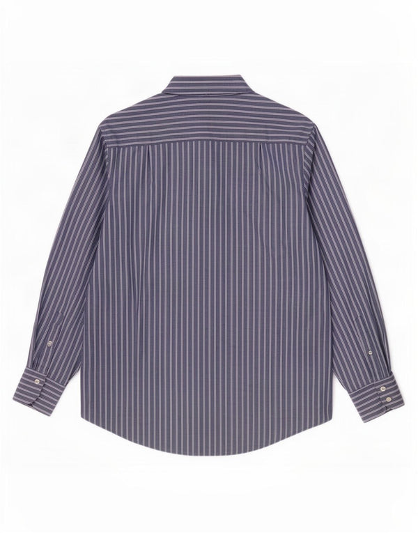 Camisa Ben Sherman para hombre grande de algodón a rayas azules