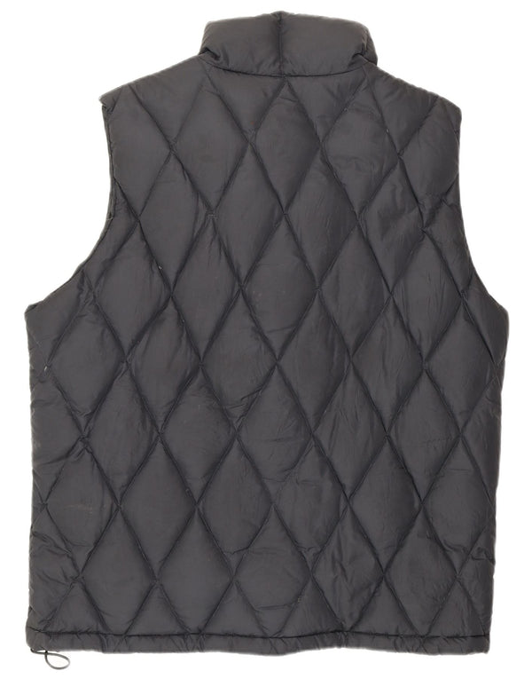 Alberto Aspesi Chaleco acolchado para hombre UK 42 XL Azul marino