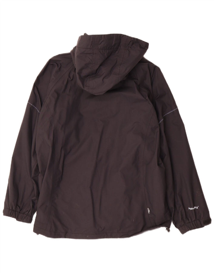 Sprayway Chubasquero con capucha para niño 12-13 años Negro Poliéster