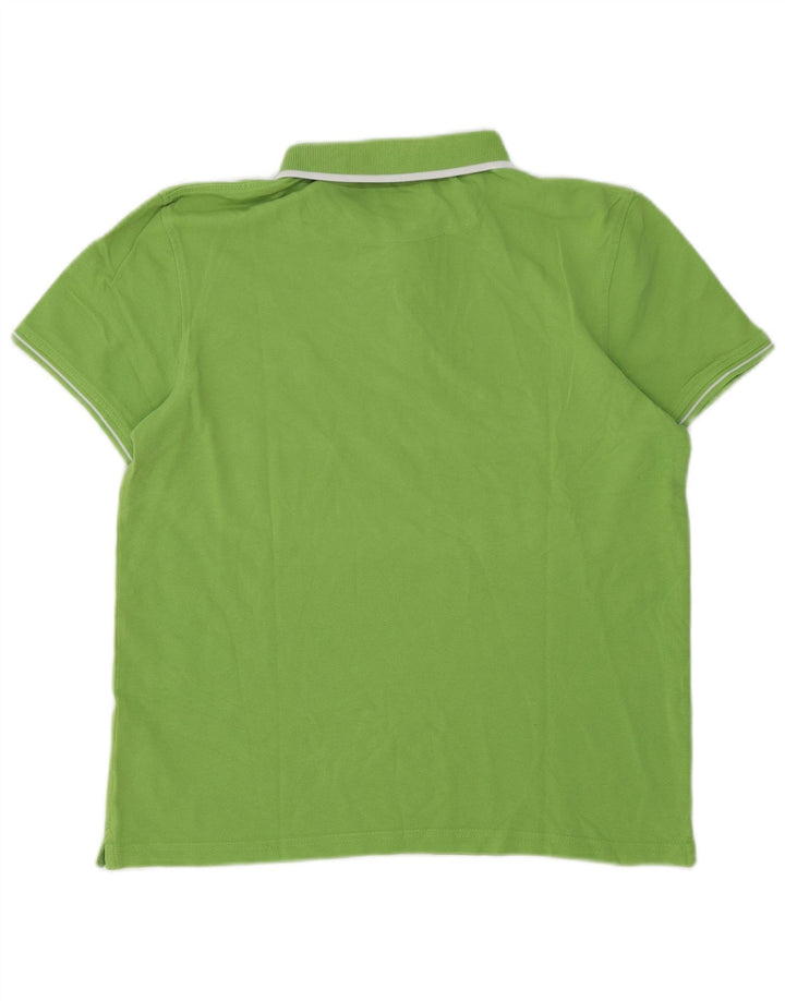 Refrigiwear Polo para hombre de algodón verde grande