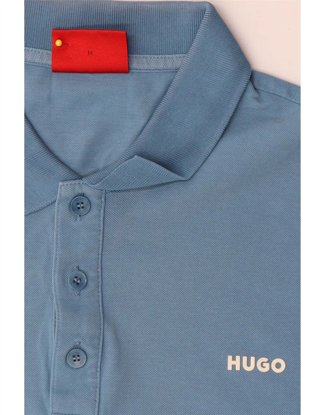 Polo Hugo Boss Hombre Algodón Azul Medio