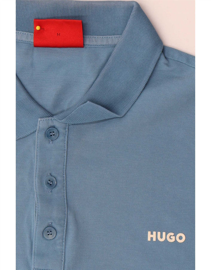 Polo Hugo Boss Hombre Algodón Azul Medio
