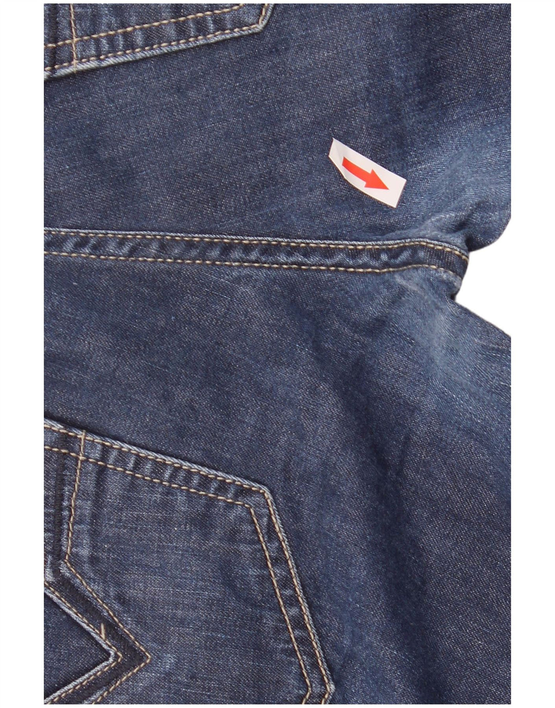 Diesel Hombre Larkee Shorts De Mezclilla Regulares Rectos W30 Azul Marino Medio
