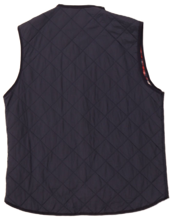 BELFE & BELFE Chaleco acolchado para hombre IT 46 Small Nylon azul marino