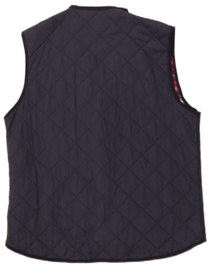 BELFE & BELFE Chaleco acolchado para hombre IT 46 Small Nylon azul marino