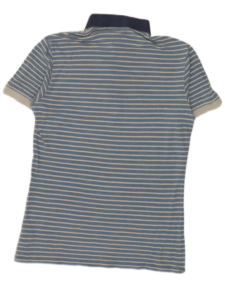 Polo Fred Perry Hombre De Algodón A Rayas Azul Medio