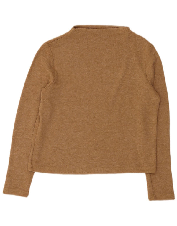 Marks & Spencer Top para mujer de manga larga UK 42 Poliéster beige medio