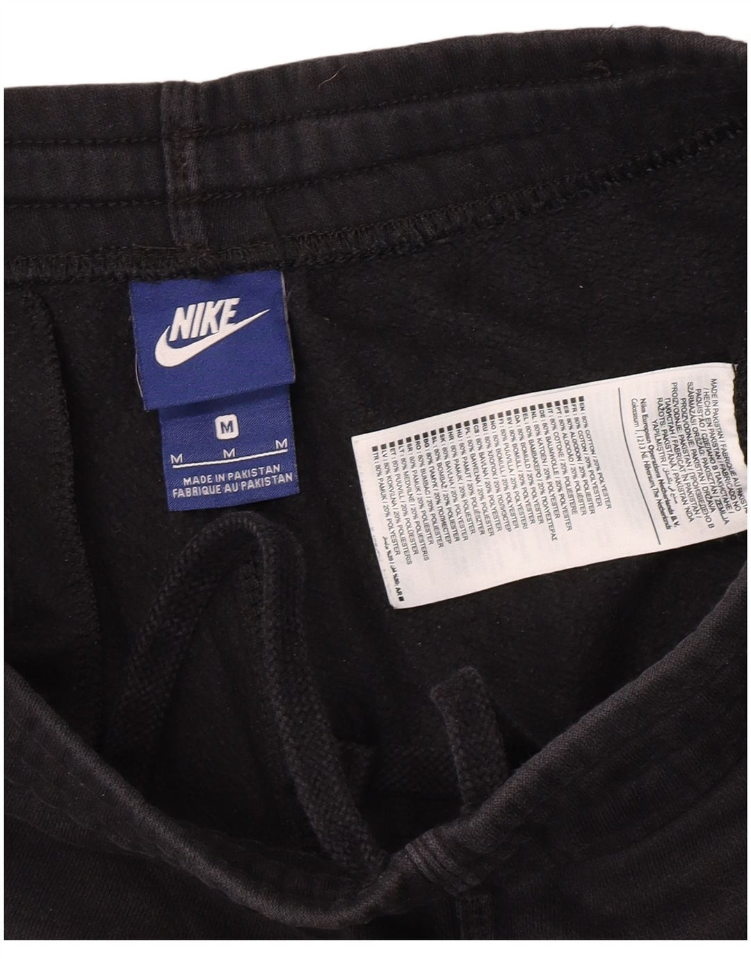 Nike Pantalones De Chándal Joggers Medium Negro Algodón