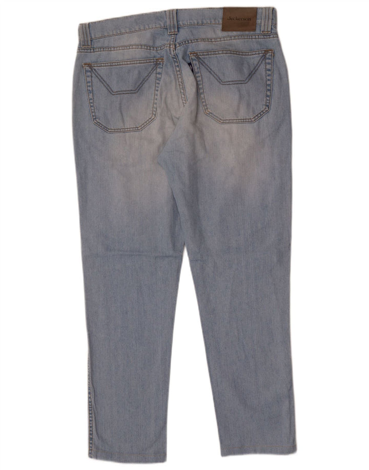 Jeckerson Jeans ajustados para hombre W33 L29 Algodón azul