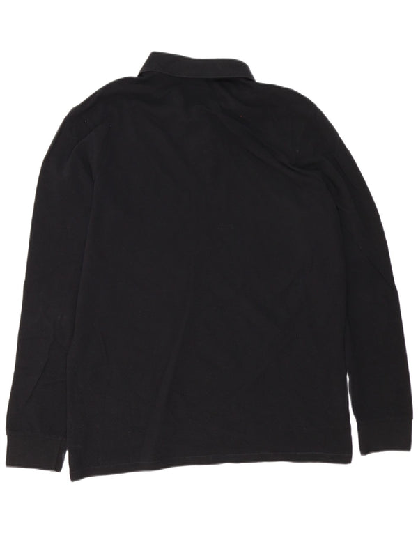 Paul Smith Polo de manga larga para hombre, color negro mediano