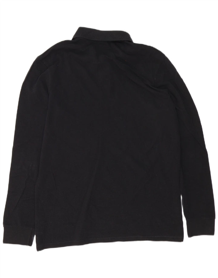 Paul Smith Polo de manga larga para hombre, color negro mediano