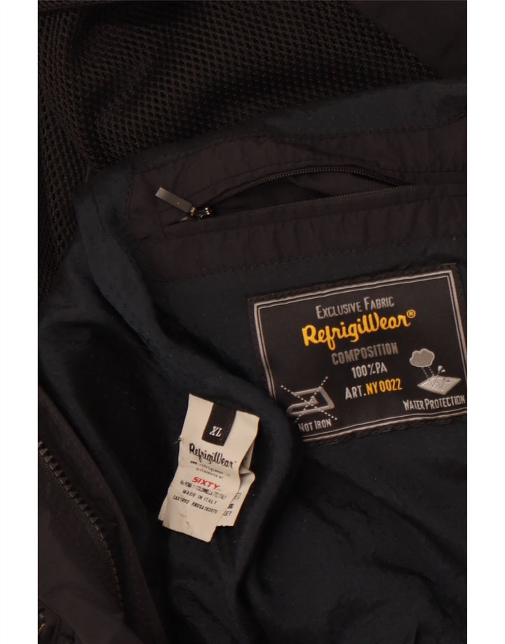 Refrigiwear Chaqueta Bomber para Mujer UK 40 XL Poliamida Negra