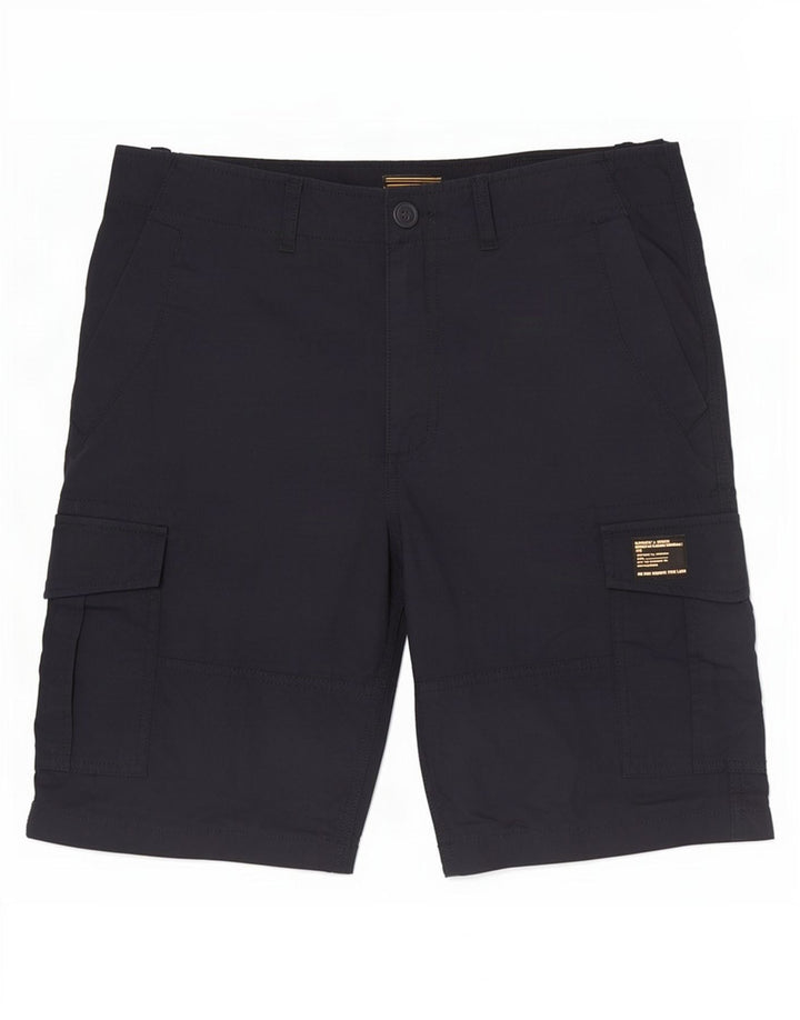 Superdry Shorts Cargo Para Hombre W32 Algodón Azul Marino Medio