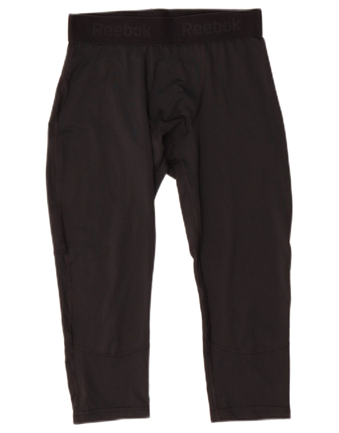 REEBOK Leggings capri gráficos para hombre Poliéster negro mediano