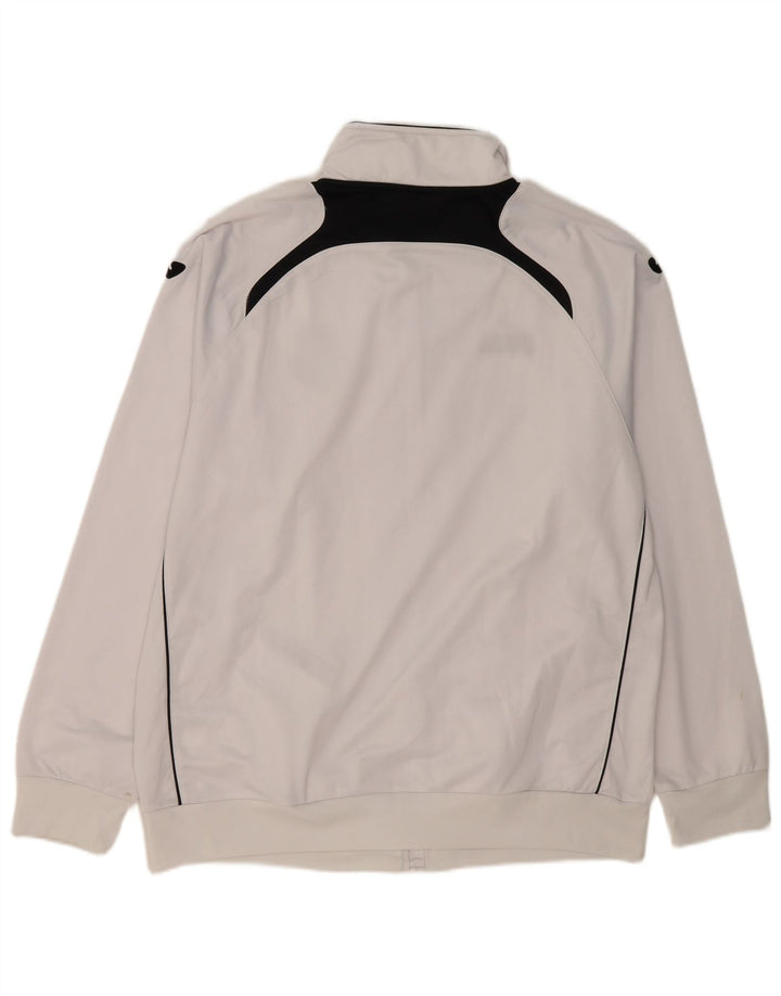JOMA Chaqueta de chándal para hombre 2XL Blanco Colorblock Poliéster