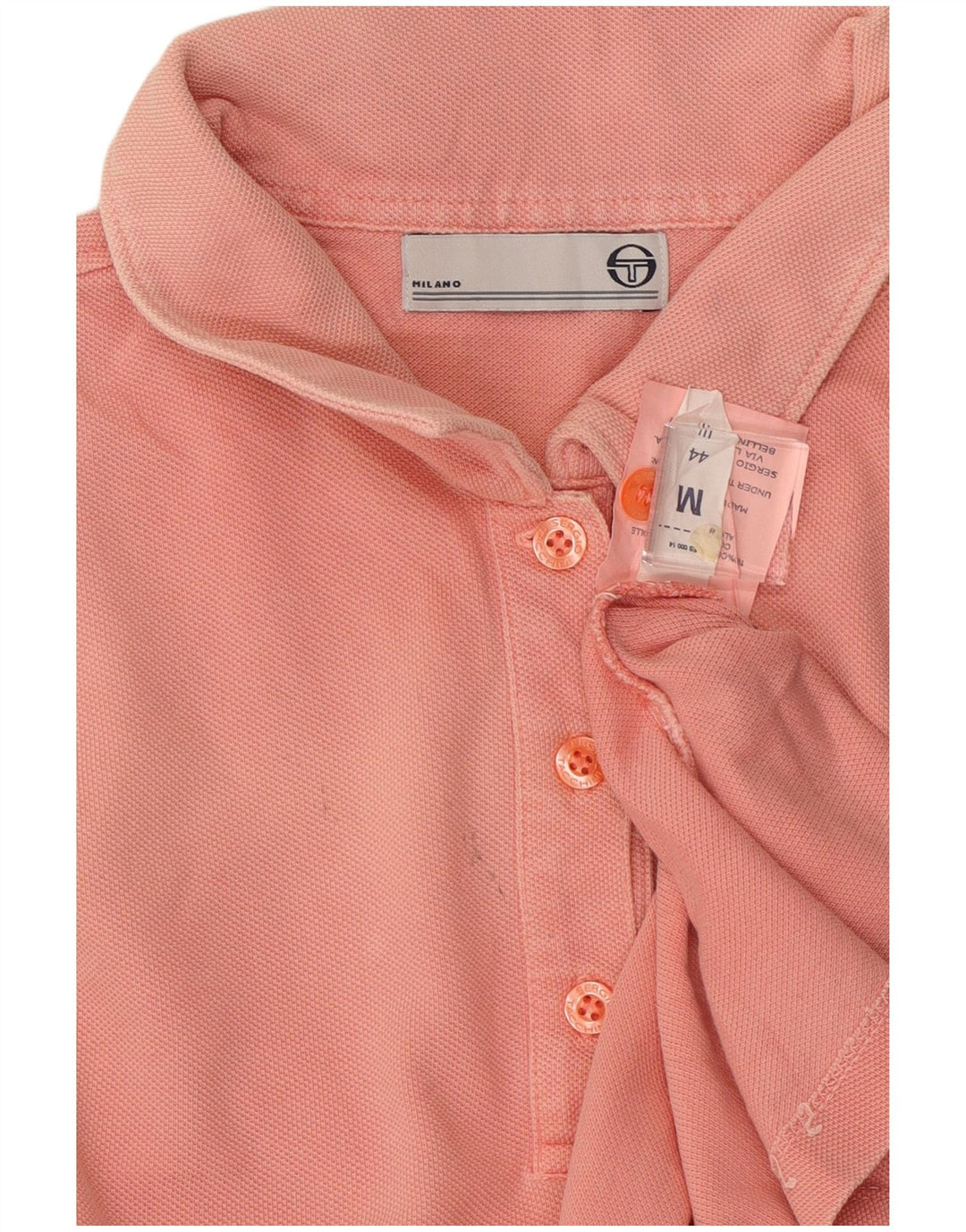 SERGIO TACCHINI Polo para mujer UK 40 Algodón rosa medio
