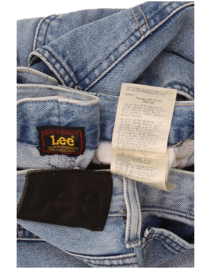 Vaqueros cónicos Lee para hombre W34 L27 Algodón azul