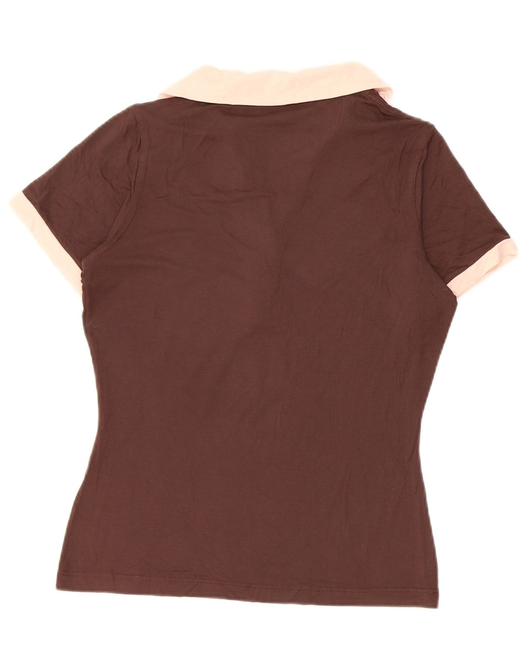 Fred Perry Polo para mujer UK 42 Marrón medio Colorblock