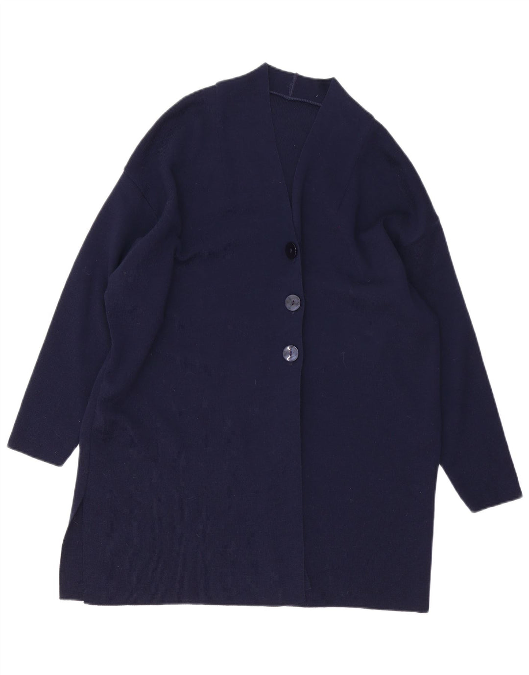 Marks & Spencer - Cárdigan largo para mujer, talla 40, tamaño mediano, azul marino