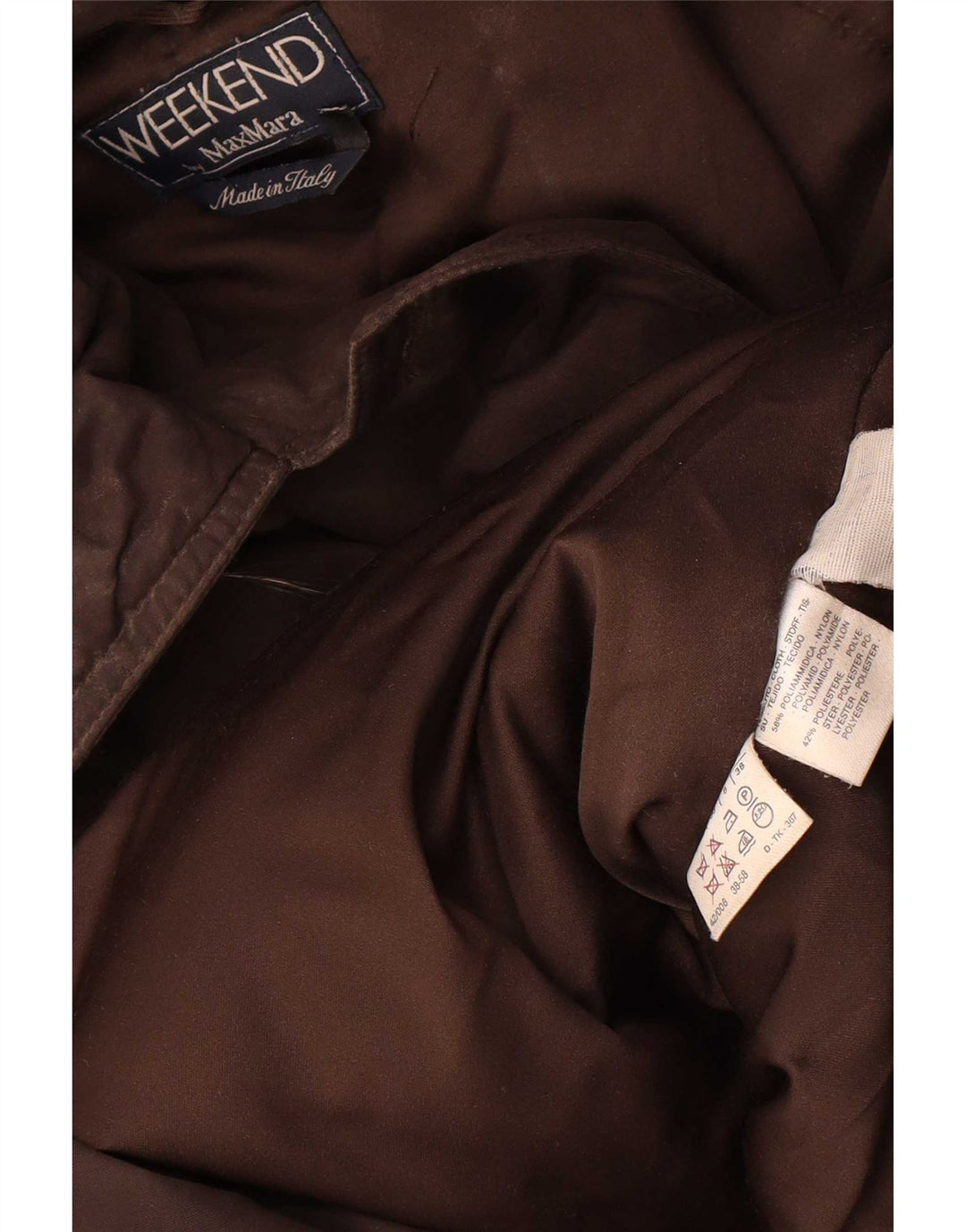 Max Mara Parka extragrande con capucha para mujer UK 8 Small Brown