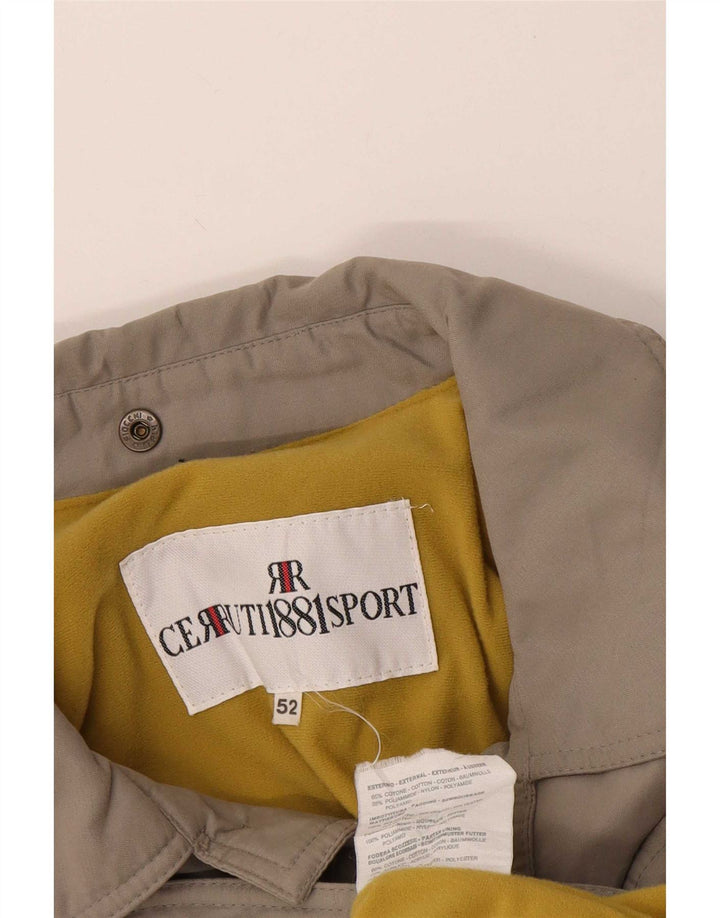 Cerruti 1881 Chaqueta utilitaria para hombre IT 52 XL Algodón gris