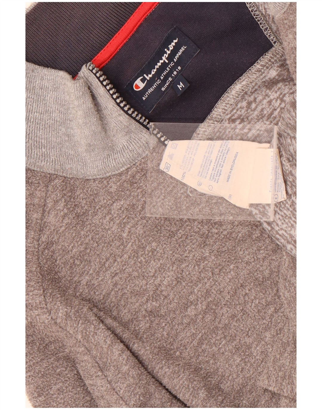 Champion Chaqueta De Chándal Para Hombre Poliéster Gris Medio