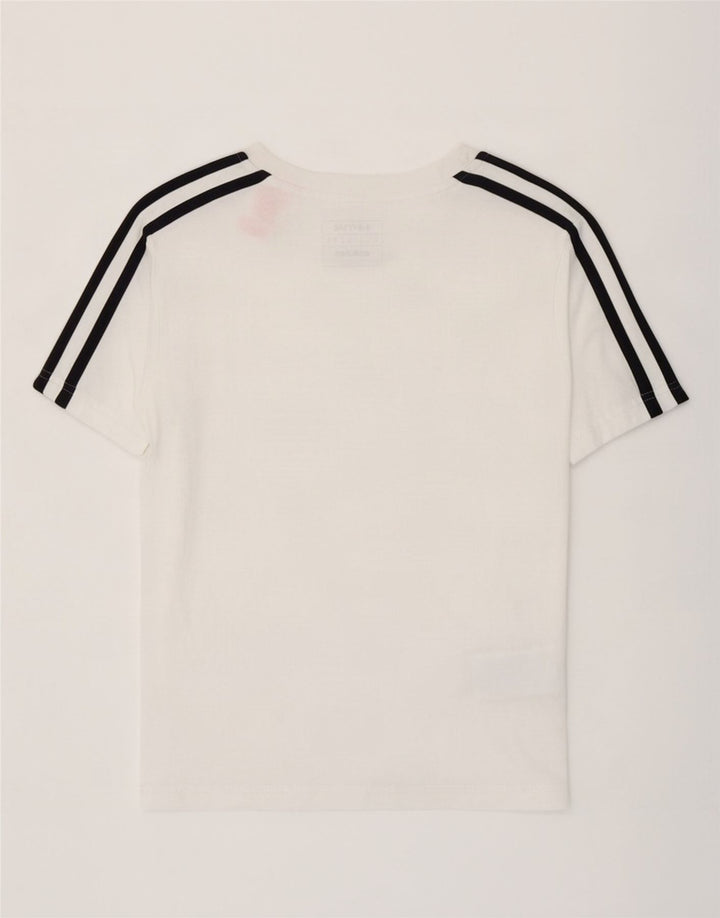 Adidas Camiseta Niño Top 7-8 Años Blanco Algodón