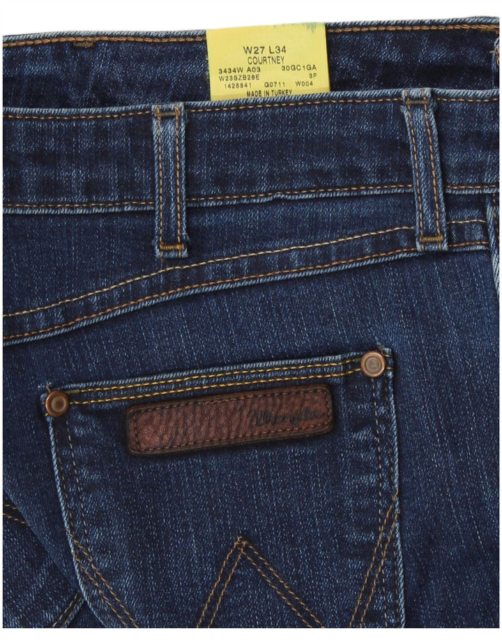 Vaqueros ajustados para mujer WRANGLER W27 L31 Algodón azul