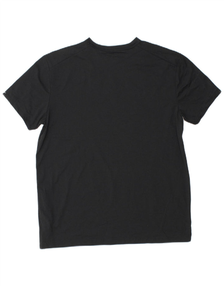 NIKE Camiseta Dri Fit Graphic para Hombre Top Mediano Poliéster Negro