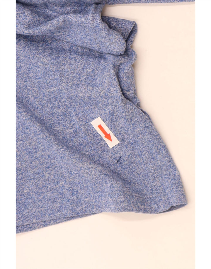 Superdry Camiseta para hombre Top de algodón moteado en azul medio