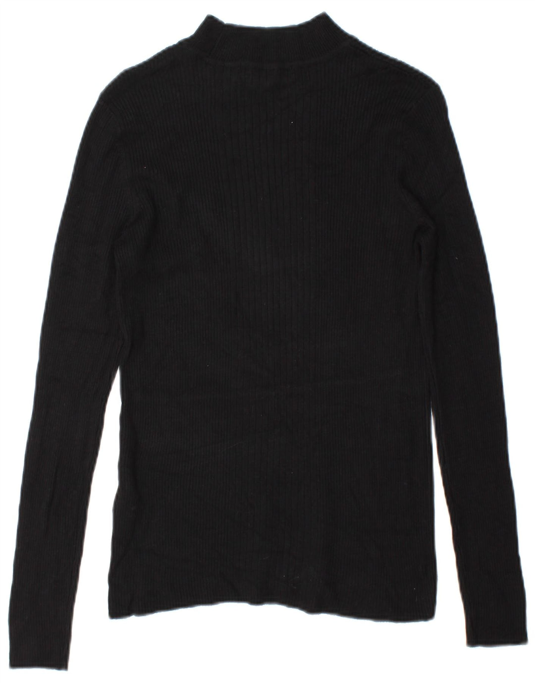 Marks & Spencer Top para mujer de manga larga UK 44 Viscosa negra mediana